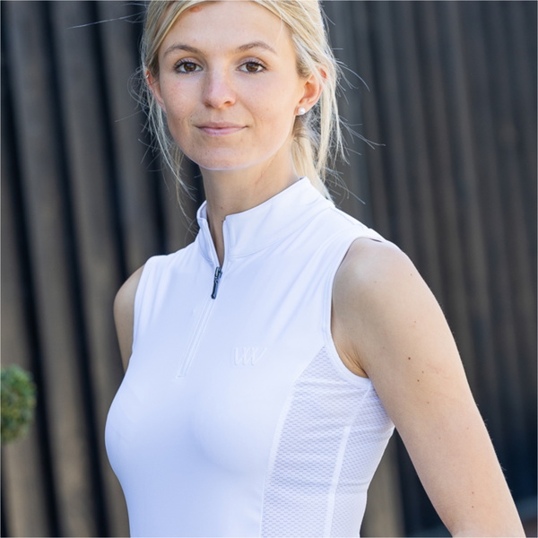 2025 Woof Wear Manche Courte Tech Chemise D'équitation WA0034 - White